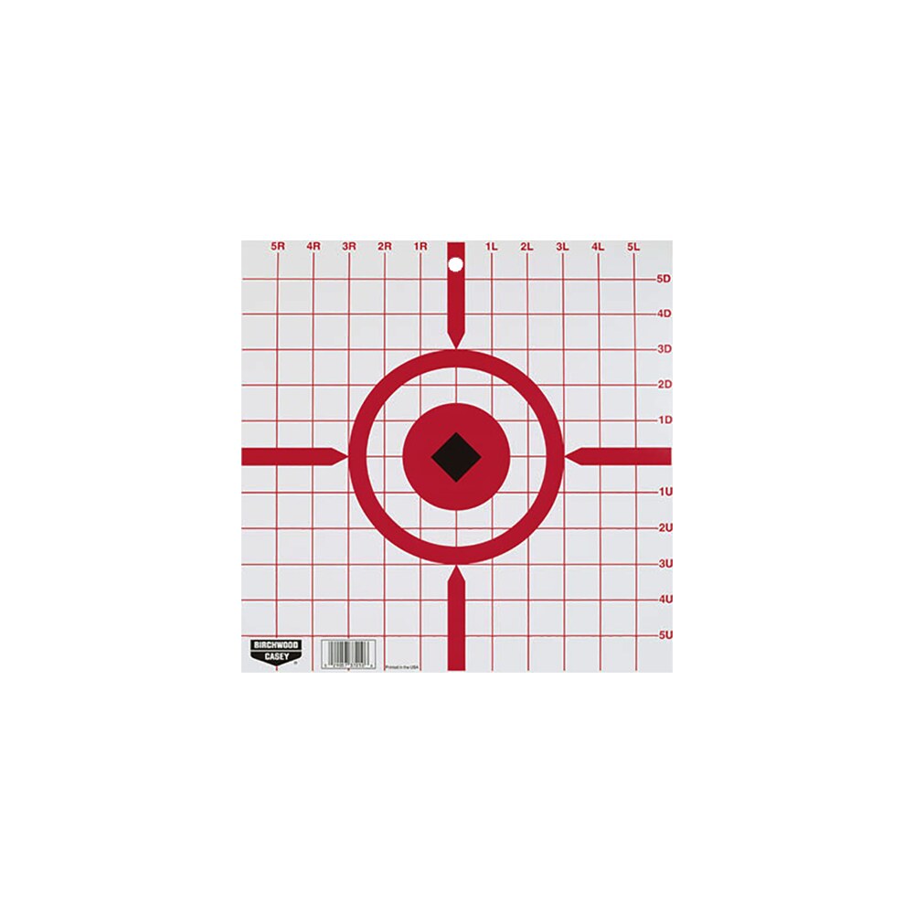 birchwood casey 37210 rigid sight in crosshair hanging tagboard 12" black/white 10 pack Birchwood Casey 37210 Rigid Sight-In Crosshair Hanging Tagboard 12" Black/White 10 Pack Sports South item 74842
