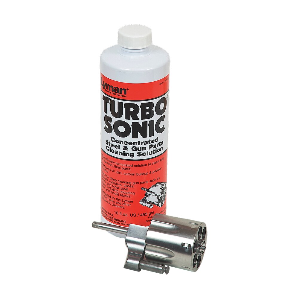 lyman 7631707 turbo sonic gun parts cleaning solution against grease, dust, oil 16 oz bottle Lyman 7631707 Turbo Sonic Gun Parts Cleaning Solution Against Grease, Dust, Oil 16 oz Bottle Sports South item 75208