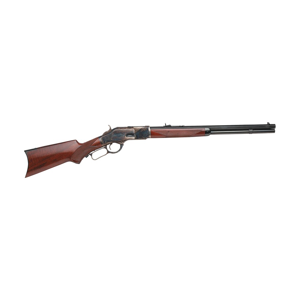 taylors & company 550181 1873 taylor's trapper lever action 357 mag caliber with 10+1 capacity, 18" blued octagon barrel, color case hardened metal finish & walnut stock right hand (full size) Taylors & Company 550181 1873 Taylor's Trapper Lever Sports South item 75554