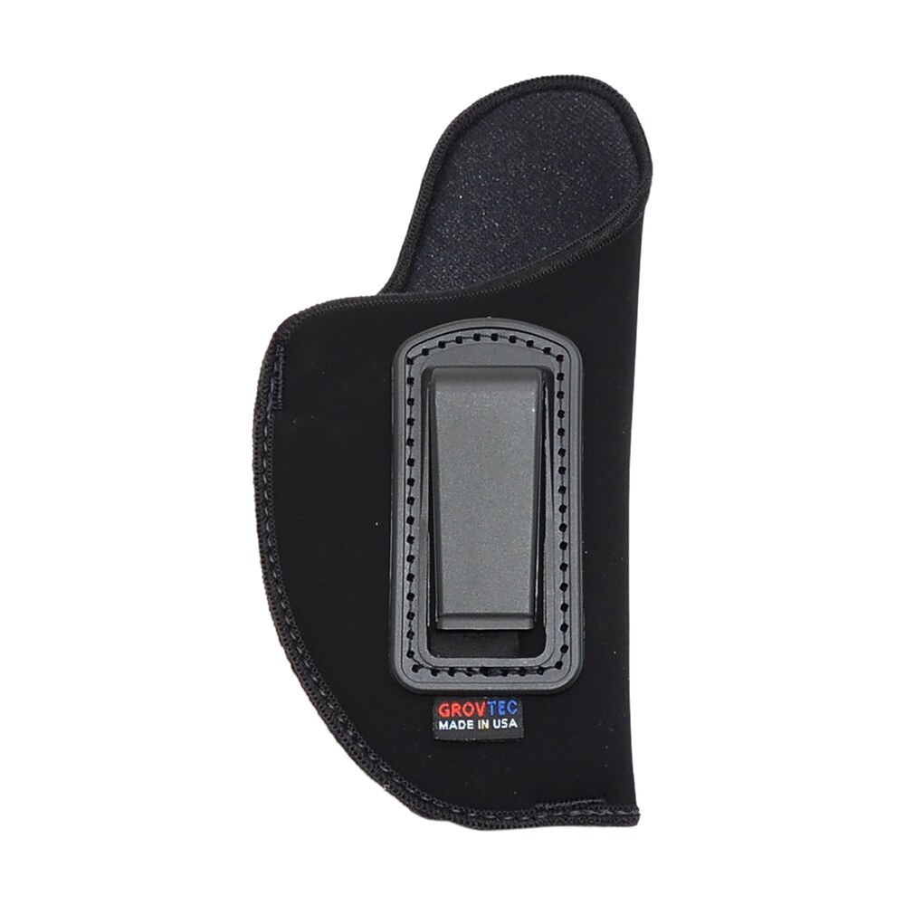 grovtec us inc gthl14101r inside the pants iwb size 01 black suede belt clip fits med semi auto 3 4" barrel right hand GrovTec US Inc GTHL14101R Inside The Pants IWB Size 01 Black Suede Belt Clip Sports South item 75666