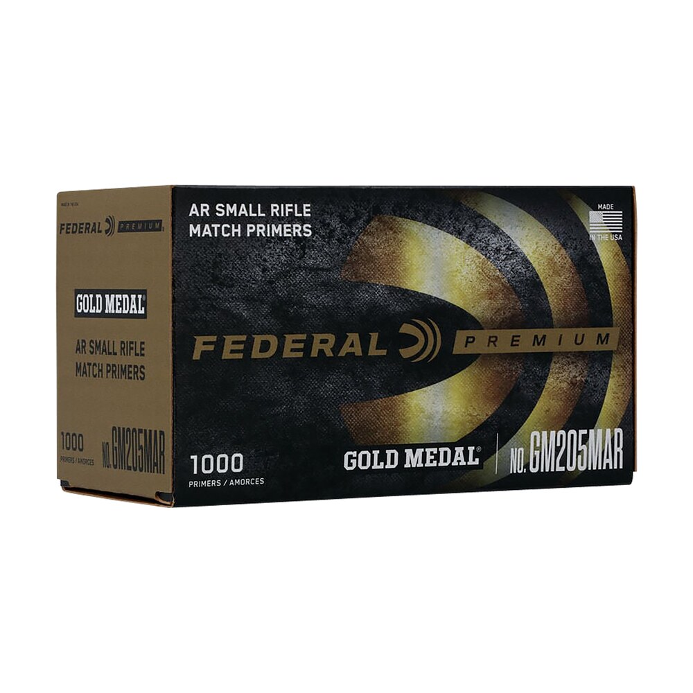 federal gm205mar gold medal premium small ar rifle multi caliber 1000 per box/5 case Federal GM205MAR Gold Medal Premium Small AR Rifle Multi Caliber 1000 Per Box/5 Case Sports South item 75934