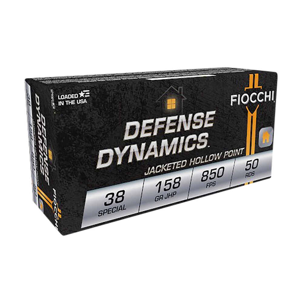 fiocchi 38b defense dynamics 38special 158gr jacketed hollow point 50 per box/20 case Fiocchi 38B Defense Dynamics 38Special 158gr Jacketed Hollow Point 50 Per Box/20 Case Sports South item 76197