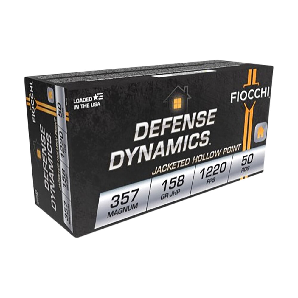 fiocchi 357b defense dynamics 357mag 158gr jacketed hollow point 50 per box/20 case Fiocchi 357B Defense Dynamics 357Mag 158gr Jacketed Hollow Point 50 Per Box/20 Case Sports South item 76199