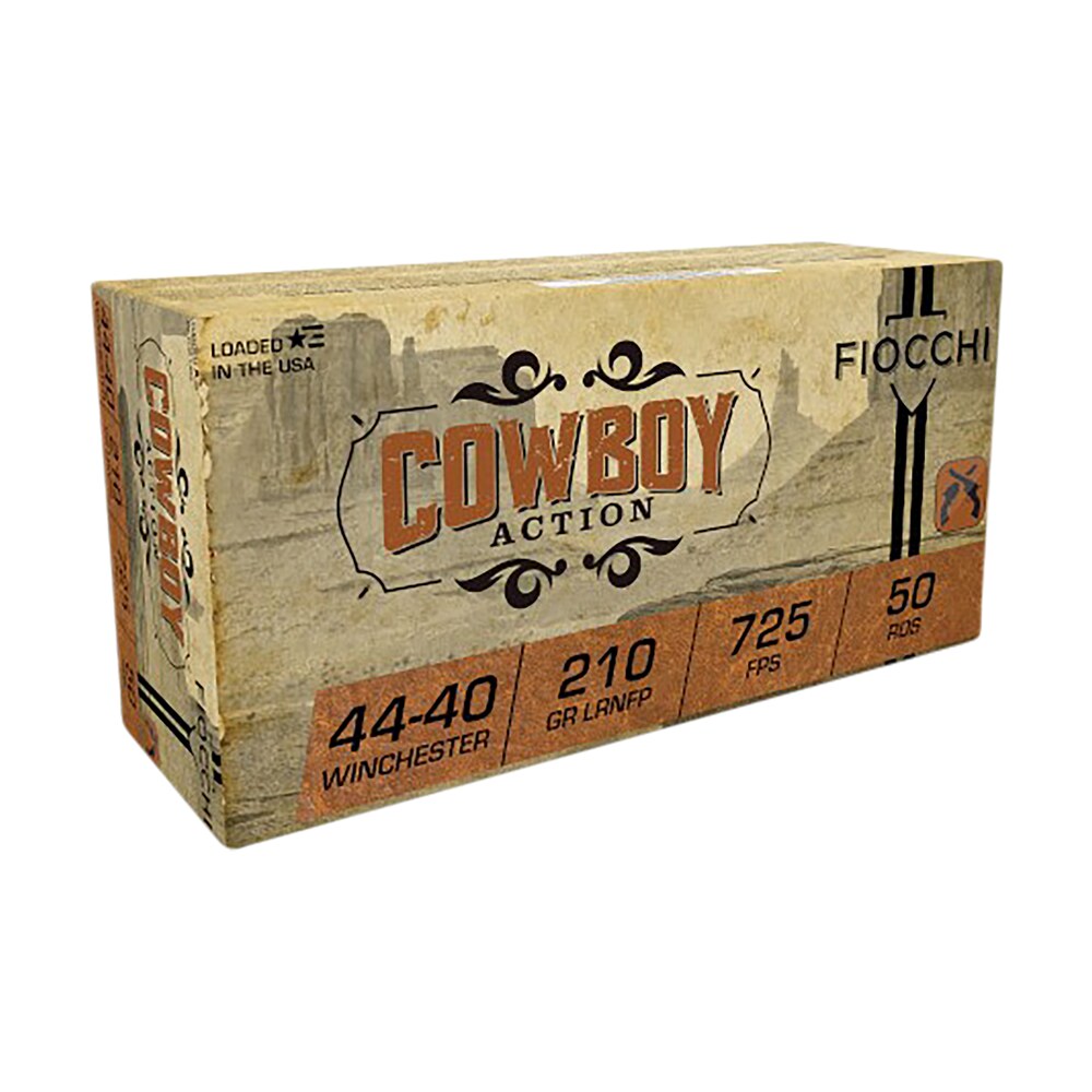 fiocchi 4440ca cowboy action 44 40win 210gr lead round nose flat point 50 per box/10 case Fiocchi 4440CA Cowboy Sports South item 76205