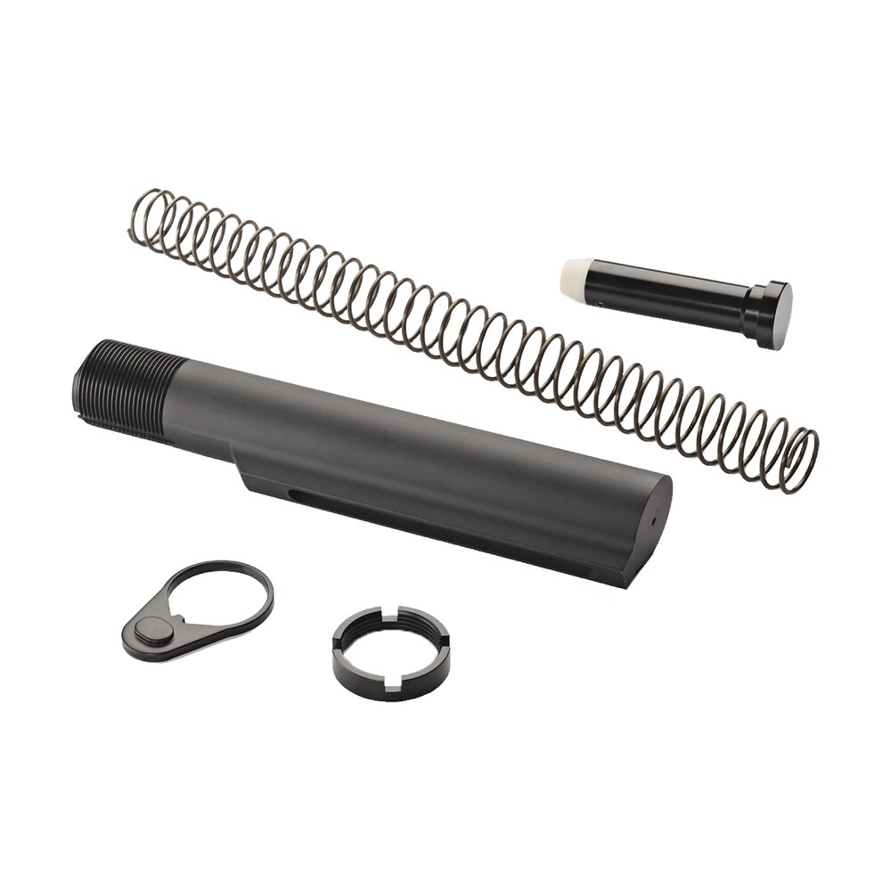 advanced technology a5102240 military buffer tube assembly ar 15 black anodized aluminum Advanced Technology A5102240 Military Buffer Tube Assembly AR-15 Black Anodized Aluminum Sports South item 76466