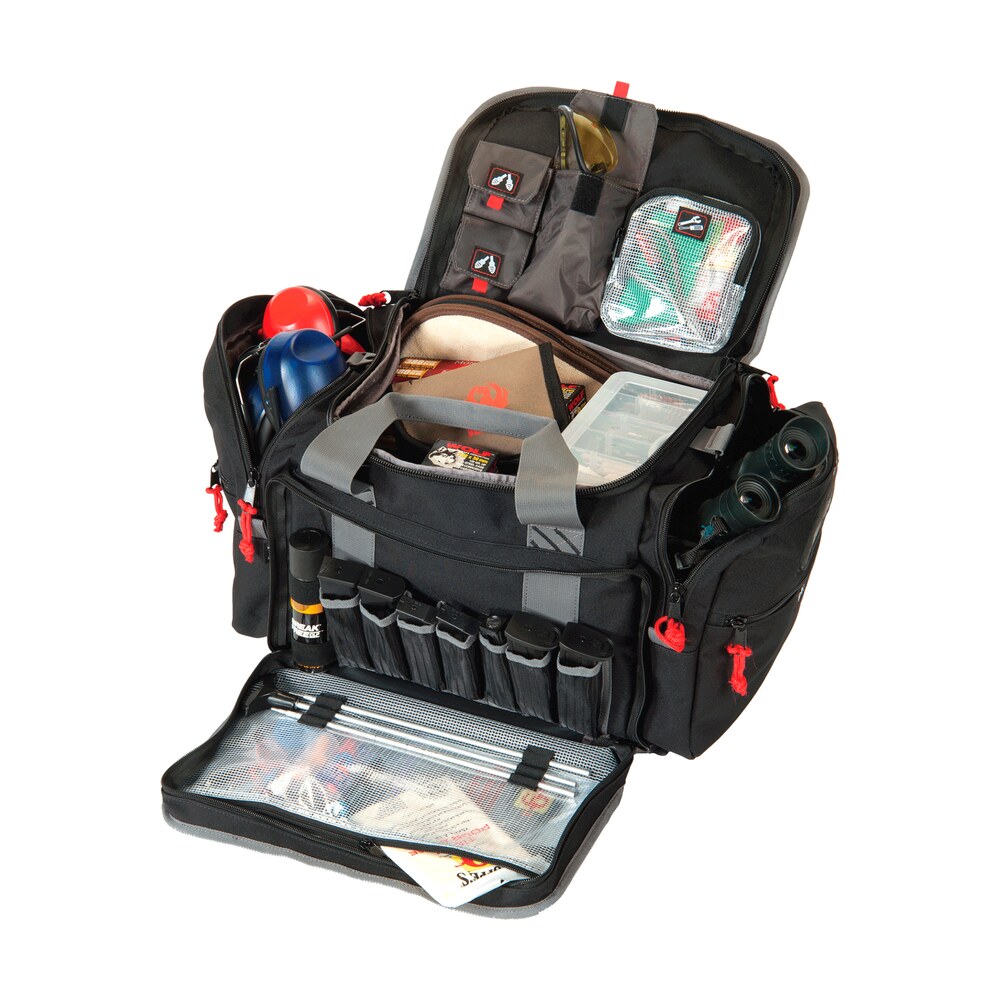 gps bags 2014lrb large black nylon w/ lift ports, storage pockets, visual id storage system & holds 5 handguns or more & ammo includes 4 ammo dump cups GPS Bags 2014LRB Large Black Nylon Sports South item 76565