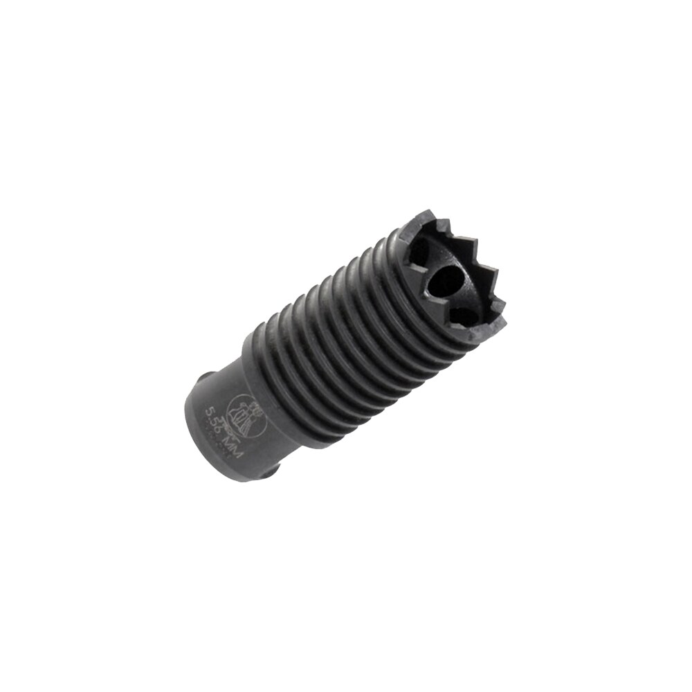 troy ind sbraclm05bt00 claymore muzzle brake black steel with 1/2" 28 tpi threads & 2.25" oal for 5.56x45mm nato ar platform Troy Ind SBRACLM05BT00 Claymore Muzzle Brake Black Steel Sports South item 77187