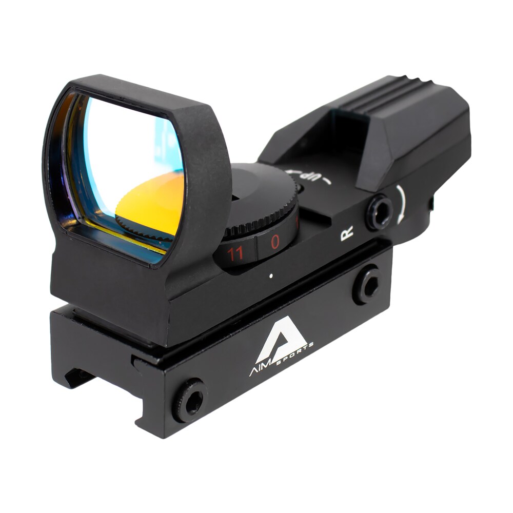 aim sports rt401 reflex sight classic edition matte black 1x34mm red multi reticle Aim Sports RT401 Reflex Sight Classic Edition Matte Black 1x34mm Red Multi Reticle Sports South item 77204