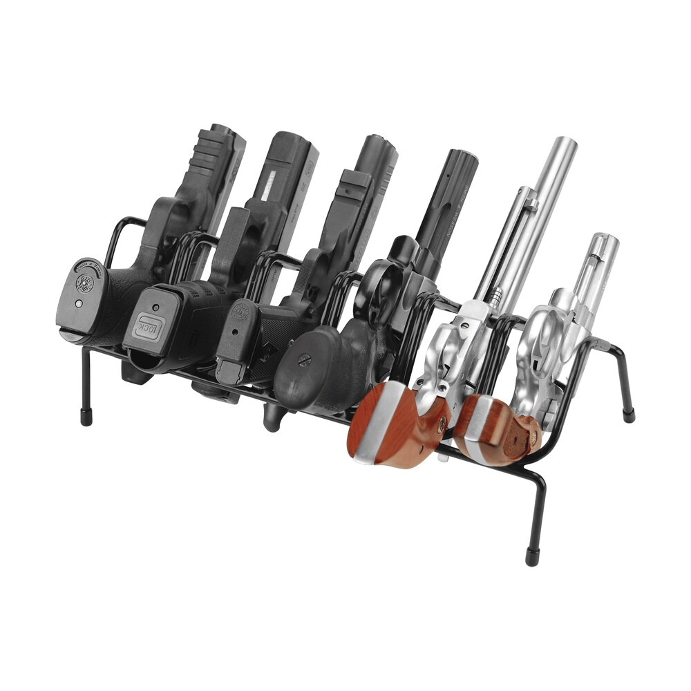 past 222210 lockdown 6 gun handgun rack black Past 222210 LockDown 6 Gun Handgun Rack Black Sports South item 77245