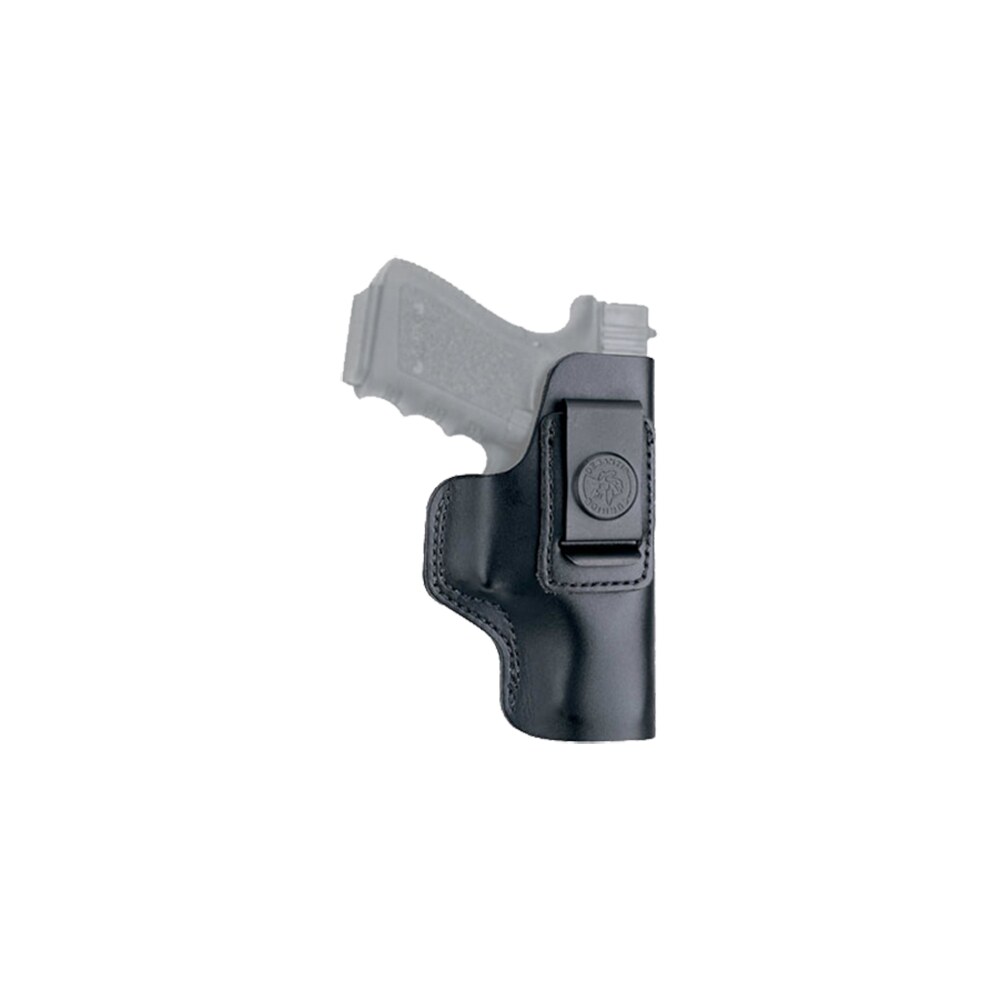 desantis gunhide 031ba02z0 insider iwb black leather belt clip fits s&w j frame/taurus 85 2 2.25" barrels right hand DeSantis Gunhide 031BA02Z0 Insider IWB Black Leather Belt Clip Sports South item 77344