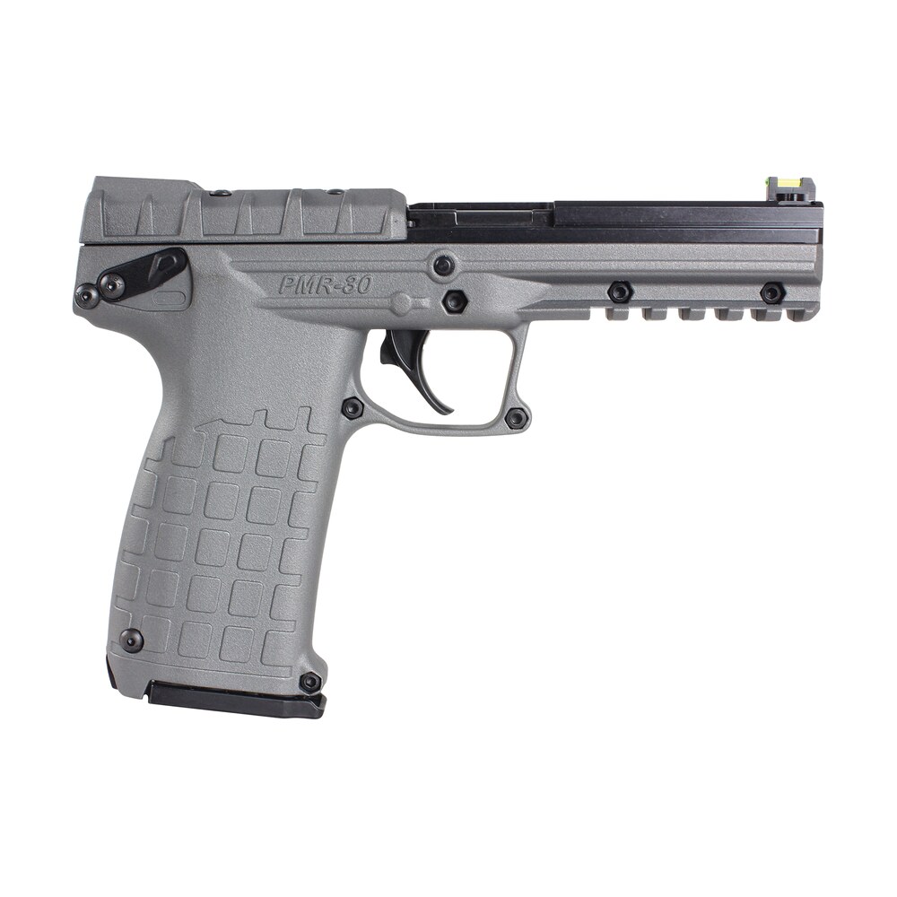 kel tec pmr30tacgy pmr30 22 wmr 30+1 4.30" fluted steel barrel, black/gray serrated slide, gray polymer frame w/picatinny accessory rail, gray textured polymer grip Kel-Tec PMR30TACGY PMR30 22 WMR 30+1 4.30" Fluted Steel Sports South item 77891