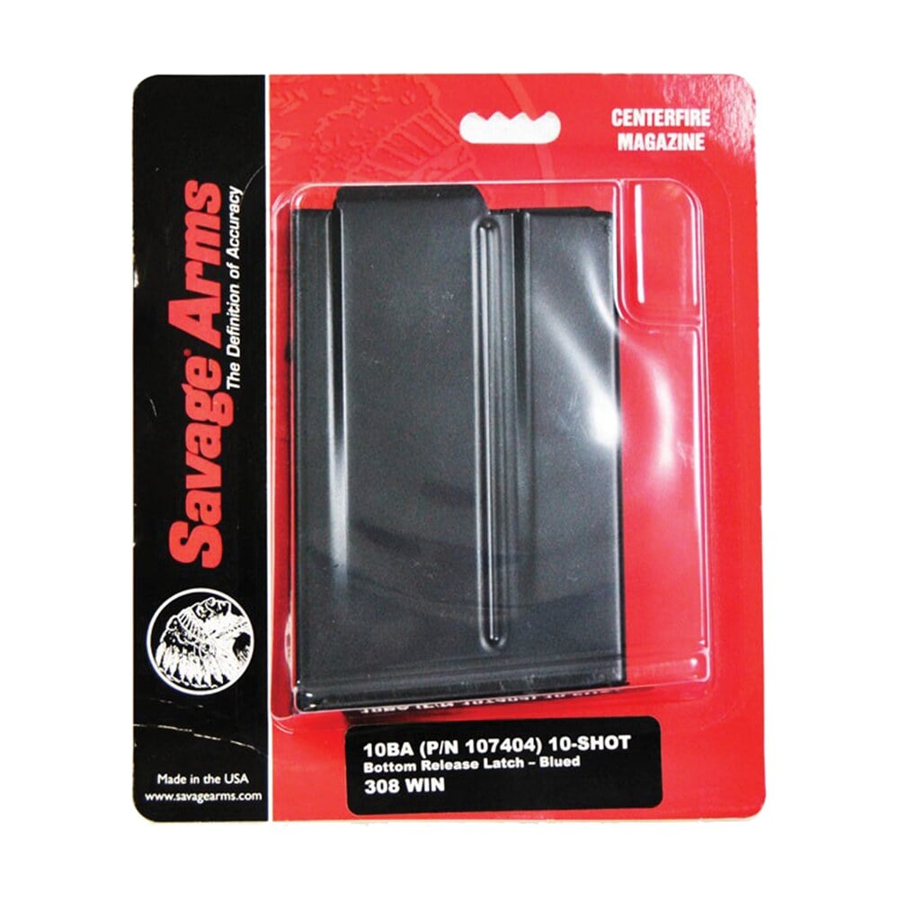 savage arms 55183 10ba blued detachable 10rd for 6.5 creedmoor, 308 win savage 10ba/10ba stealth/10grs Savage Arms 55183 10BA Blued Detachable 10rd for 6.5 Creedmoor, 308 Win Savage 10BA/10BA Sports South item 78726