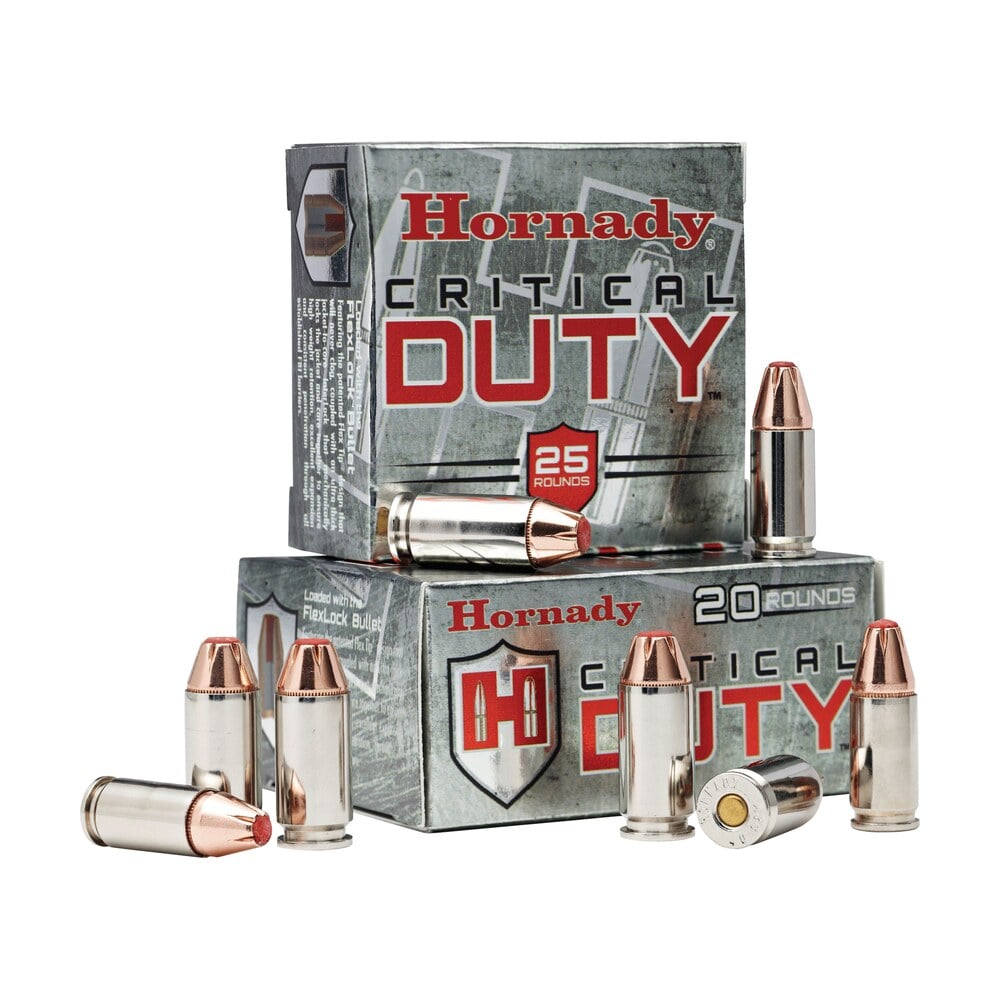 hornady 90236 critical duty 9mmluger 135gr hornady flexlock 25 per box/10 case Hornady 90236 Critical Duty 9mmLuger 135gr Hornady FlexLock 25 Per Box/10 Case Sports South item 78767