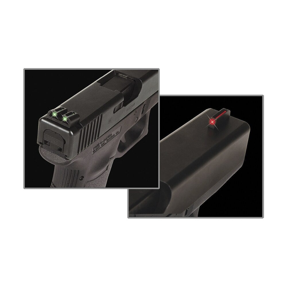 truglo tg131s1 fiber optic red/fiber optic front sight green/fiber optic rear sight sig sauer p series #8 front/#8 rear TruGlo TG131S1 Fiber-Optic Red/Fiber Optic Front Sight-Green/Fiber Optic Rear Sight Sig Sauer Sports South item 79711