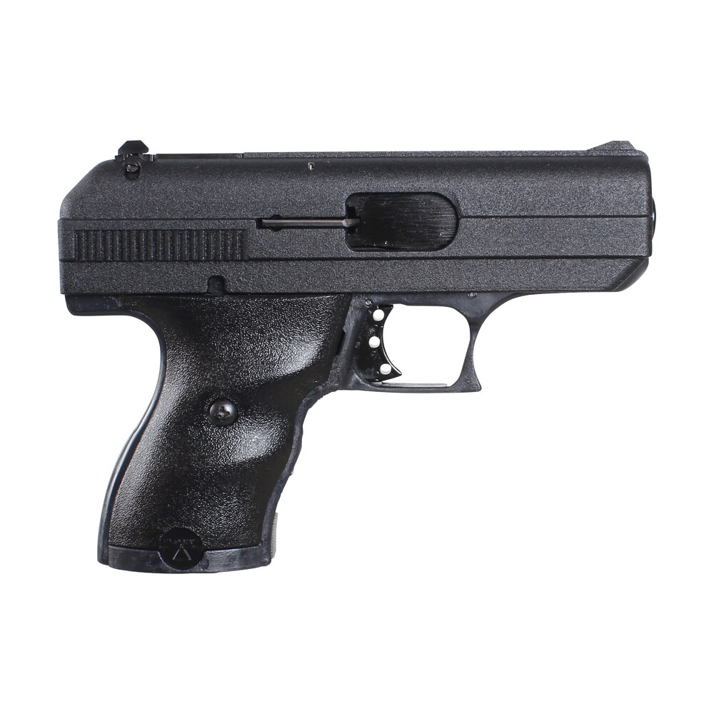hi point 916hcknife c9 w/knife 9mm luger 8+1, 3.50" black steel w/integral compensator barrel, black powder coated serrated steel slide, black polymer frame & grip, knife Hi-Point 916HCKNIFE C9 Sports South item 79737
