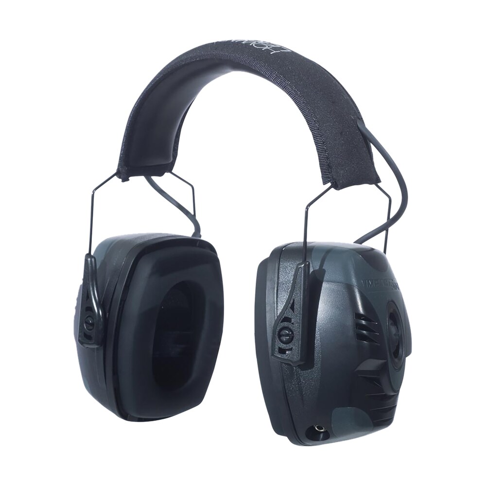 howard leight r01902 impact pro electronic muff 30 db over the head black/gray adult 1 pair Howard Leight R01902 Impact Pro Electronic Muff 30 dB Over the Head Black/Gray Adult 1 Pair Sports South item 79775