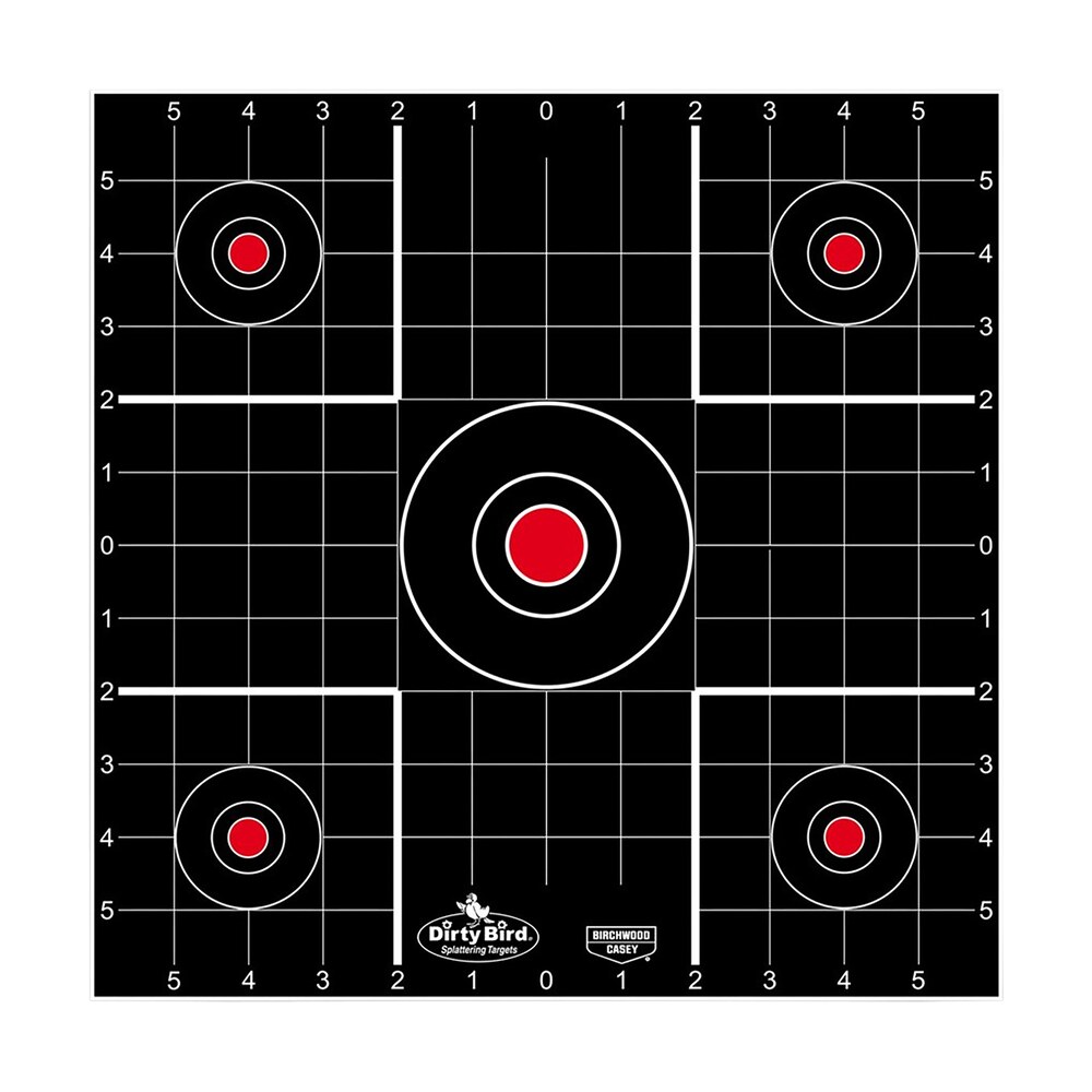 birchwood casey 35212 dirty bird bullseye tagboard hanging 12" black/red 12 pk Birchwood Casey 35212 Dirty Bird Bullseye Tagboard Hanging 12" Black/Red 12 PK Sports South item 79915