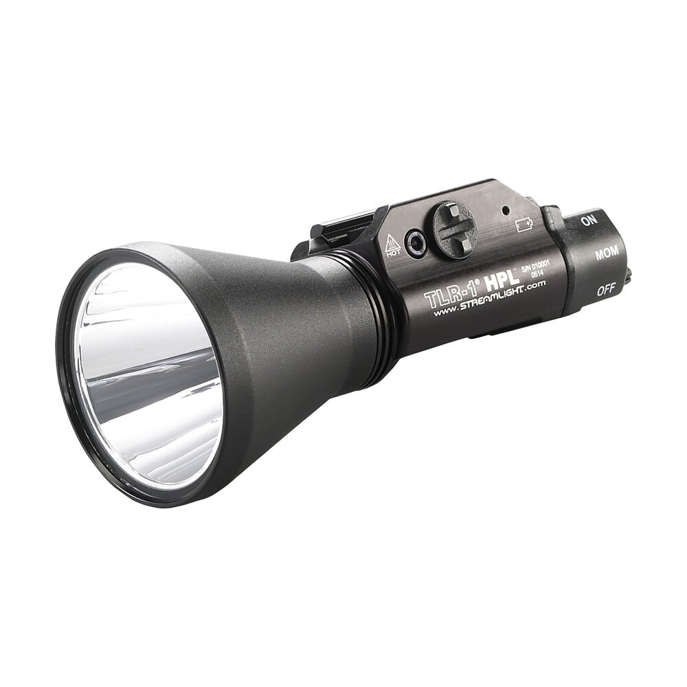 streamlight 69216 tlr 1 hpl gun light black anodized 1,000 lumens white led Streamlight 69216 TLR-1 HPL Gun Light Black Anodized 1,000 Lumens White LED Sports South item 80339