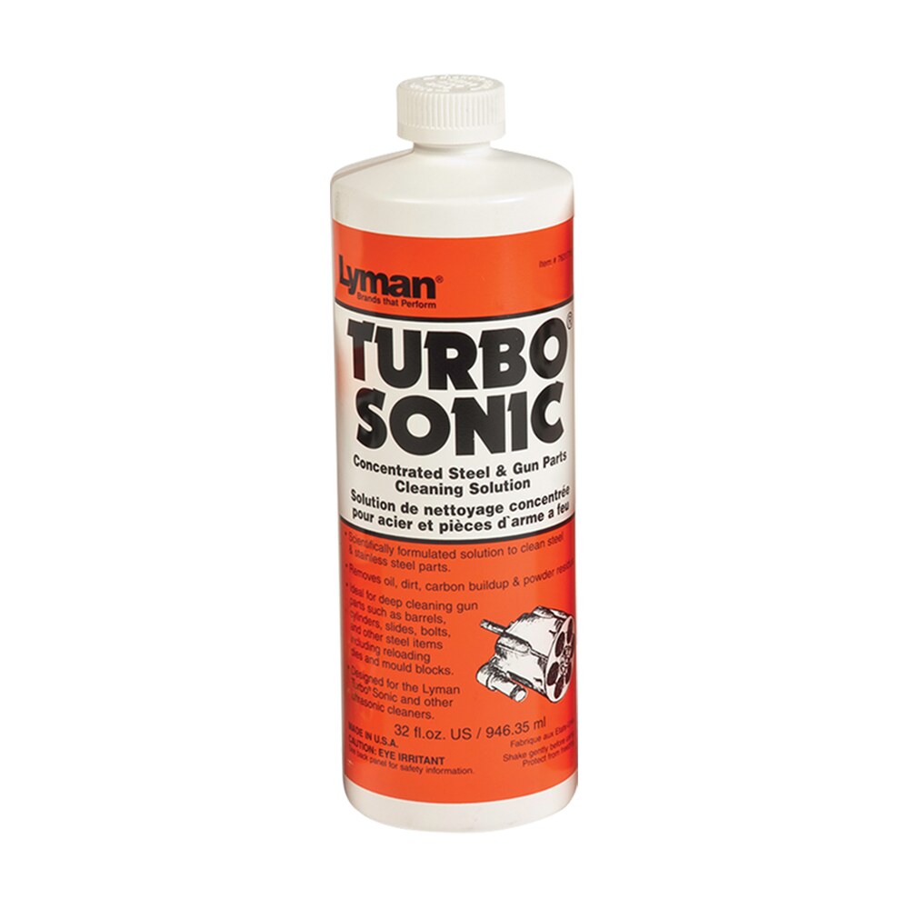 lyman 7631715 turbo sonic gun parts cleaning solution against grease, dust, oil 32 oz bottle Lyman 7631715 Turbo Sonic Gun Parts Cleaning Solution Against Grease, Dust, Oil 32 oz Bottle Sports South item 80635