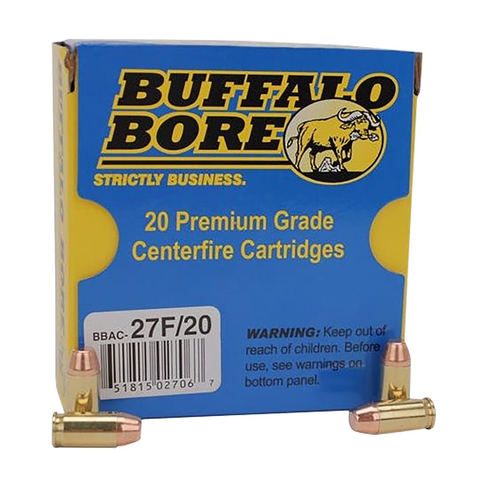 buffalo bore ammunition 27f20 standard pressure strictly business 380acp 95gr full metal jacket flat nose 20 per box/12 case Buffalo Bore Ammunition 27F20 Standard Pressure Strictly Business 380ACP 95gr Full Metal Jacket Sports South item 80750