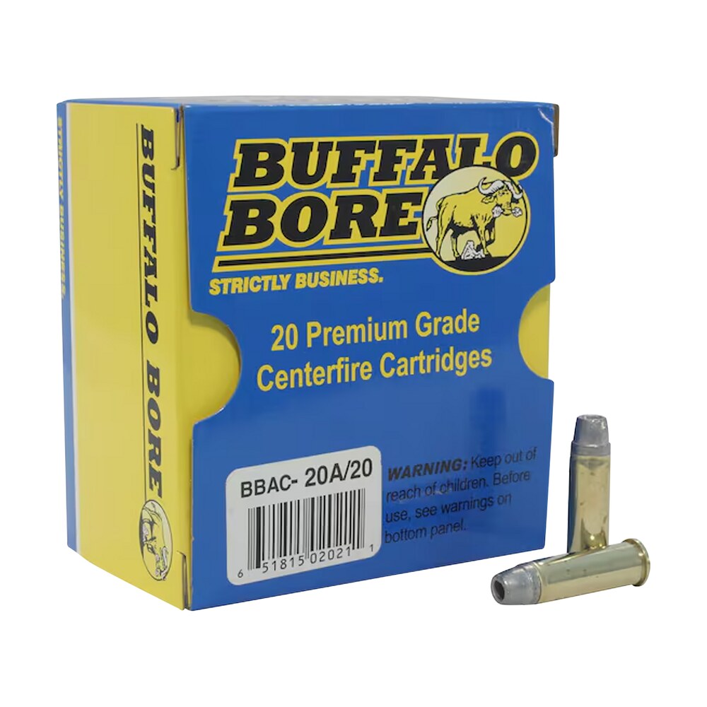 buffalo bore ammunition 20a20 heavy strictly business 38special +p 158gr soft cast hollow point 20 per box/12 case Buffalo Bore Ammunition 20A20 Heavy Strictly Business 38Special +P 158gr Soft Cast Hollow Point Sports South item 80751