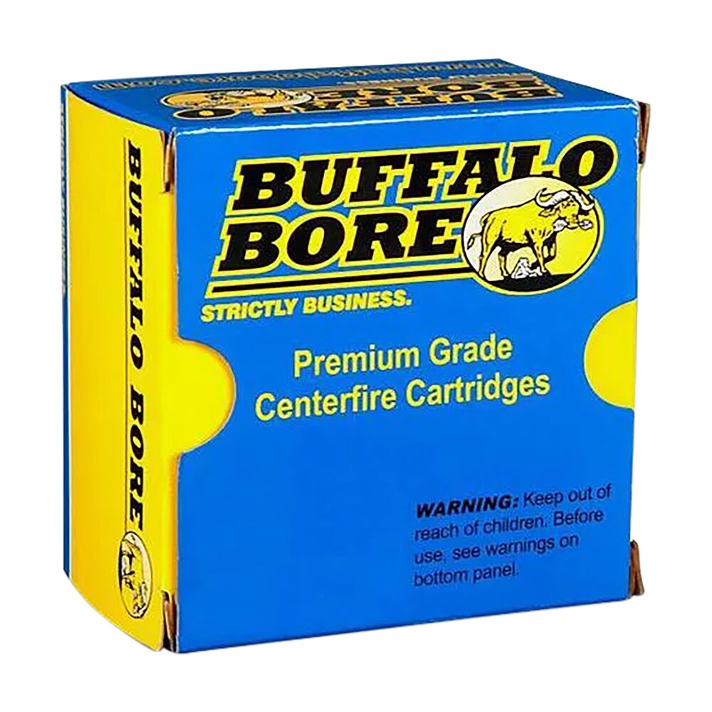 buffalo bore ammunition 21a20 heavy strictly business 10mmauto 200gr full metal jacket flat nose 20 per box/12 case Buffalo Bore Ammunition 21A20 Heavy Strictly Business 10mmAuto 200gr Full Metal Jacket Flat Sports South item 80762