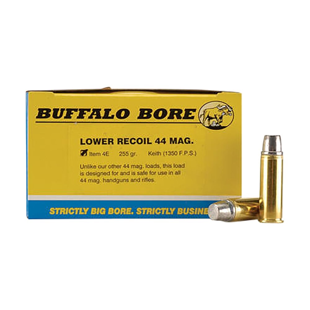 buffalo bore ammunition 4e20 low recoil strictly business 44rem mag 255gr hard cast 20 per box/12 case Buffalo Bore Ammunition 4E20 Low Recoil Strictly Business 44Rem Mag 255gr Hard Cast 20 Per Sports South item 80767