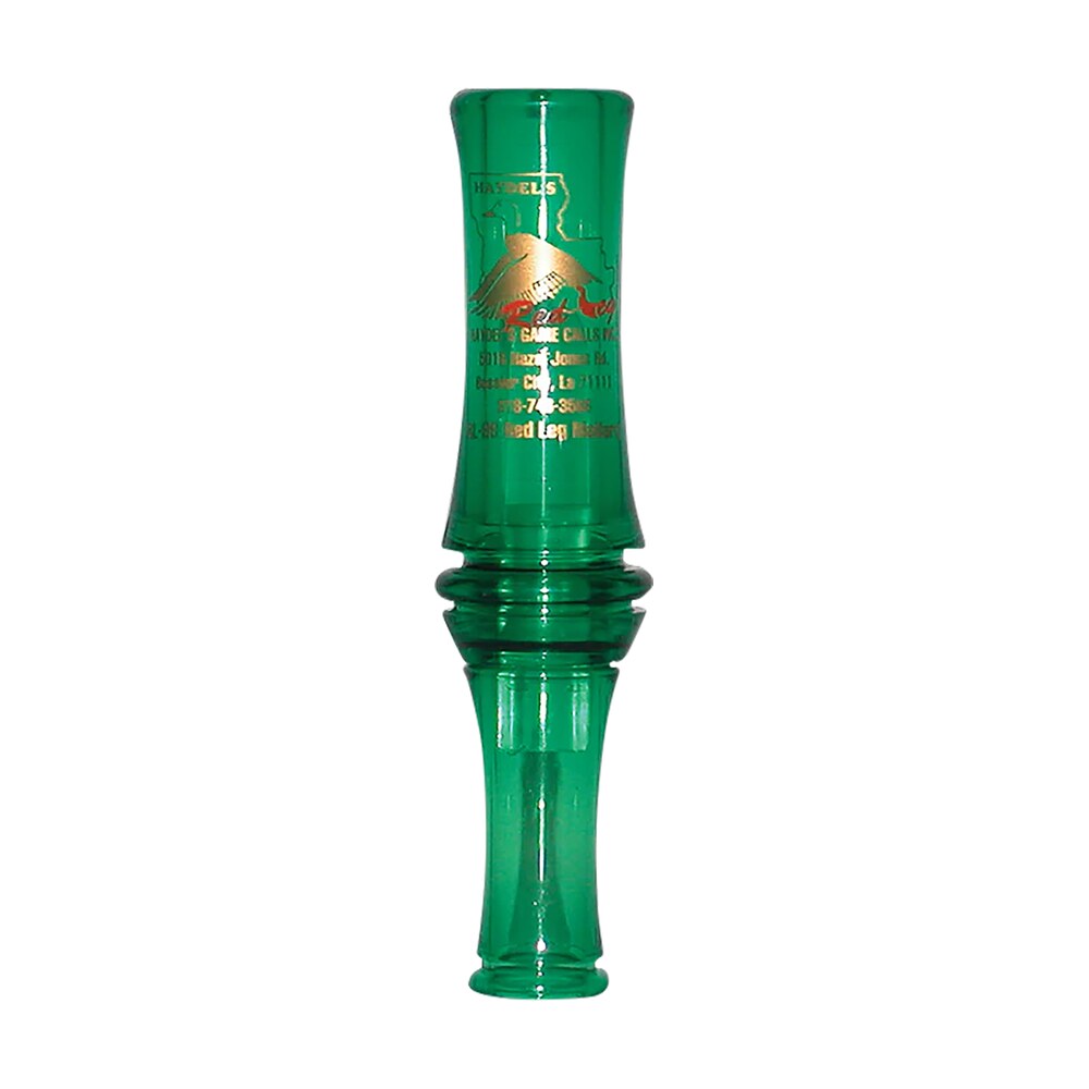 haydel's game calls rl99 "redleg" mallard open call double reed mallard sounds attracts ducks green plastic Haydel's Game Calls RL99 "Redleg" Mallard Open Call Double Reed Mallard Sounds Attracts Ducks Sports South item 81090