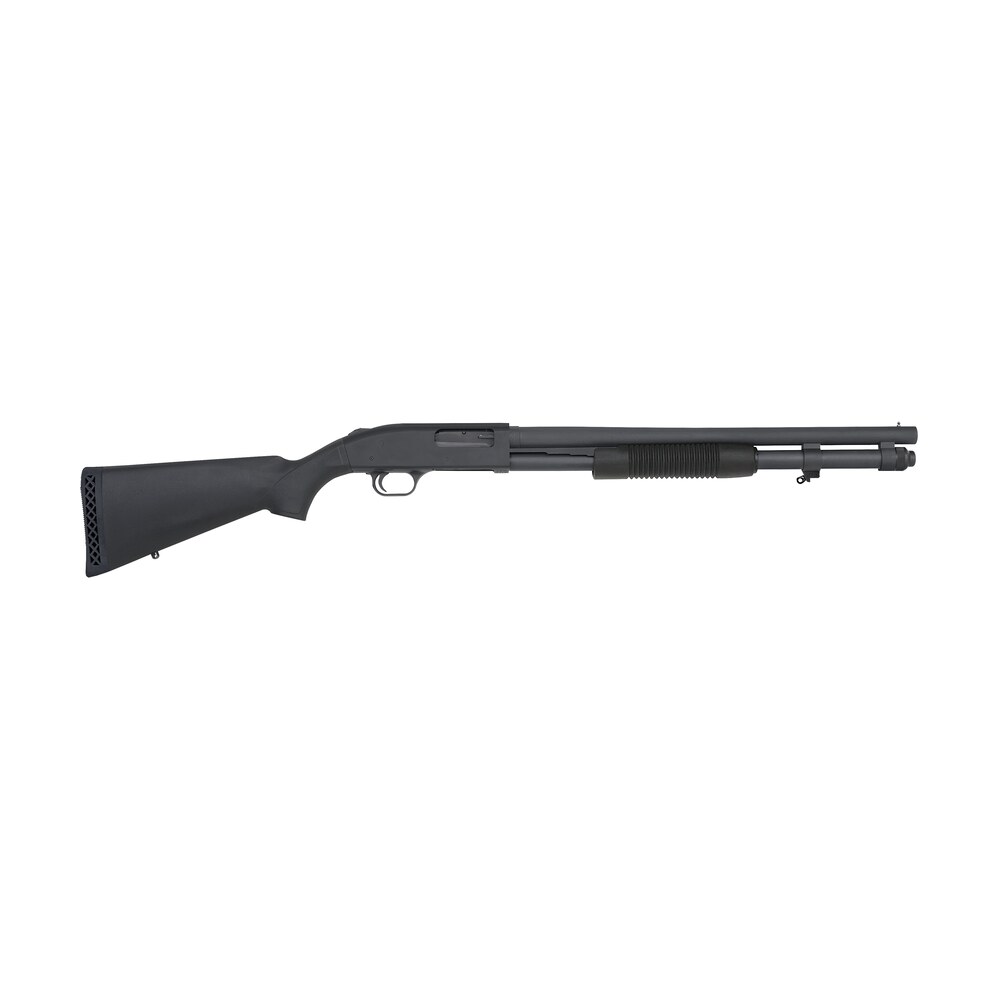 mossberg 51660 590a1 tactical 12 gauge 8+1 3" 20" heavy walled barrel, parkerized finish, drilled & tapped receiver, mil spec construction w/metal trigger guard & safety, synthetic stock Mossberg 51660 590A1 Tactical 12 Gauge 8+1 3" 20" Heavy-Walled Sports South item 81179