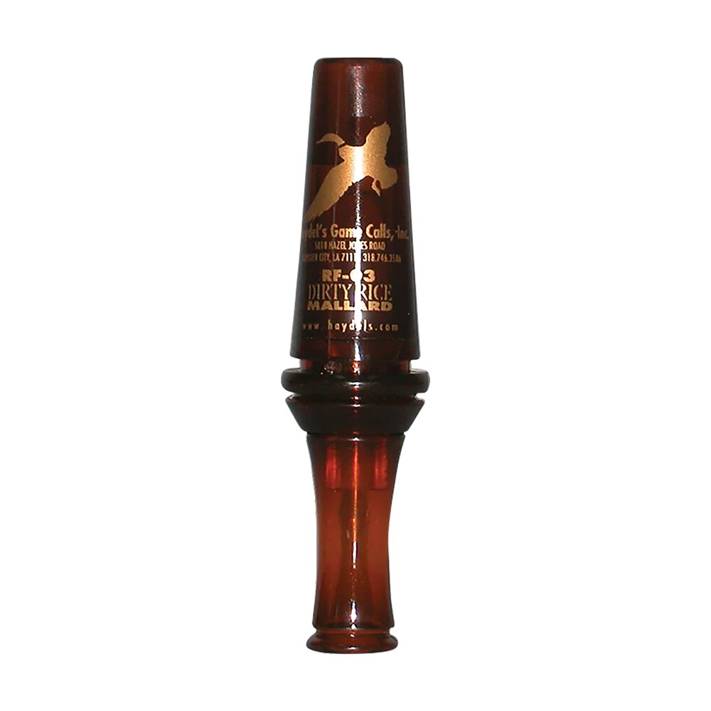 haydel's game calls rf03 dirty rice open call double reed mallard sounds attracts ducks brown plastic Haydel's Game Calls RF03 Dirty Rice Open Call Double Reed Mallard Sounds Attracts Ducks Brown Sports South item 81181