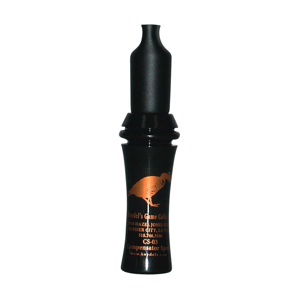 haydel's game calls cs03 compensator open call specklebelly sounds attracts geese black acrylic Haydel's Game Calls CS03 Compensator Open Call Specklebelly Sounds Attracts Geese Black Acrylic Sports South item 81182