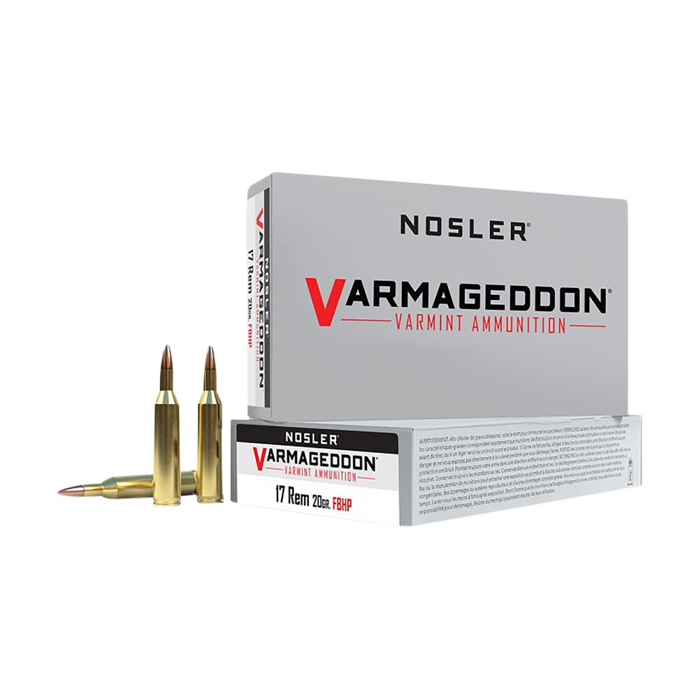 nosler 65100 varmageddon 17rem 20gr flat base hollow point 20 per box/20 case Nosler 65100 Varmageddon 17Rem 20gr Flat Base Hollow Point 20 Per Box/20 Case Sports South item 81548