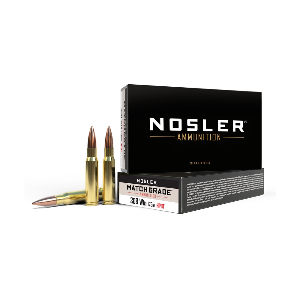 nosler 60072 match grade 308win 175gr custom competition hollow point boat tail 20 per box/10 case Nosler 60072 Match Grade 308Win 175gr Custom Competition Hollow Point Boat Tail 20 Per Box/10 Sports South item 81572