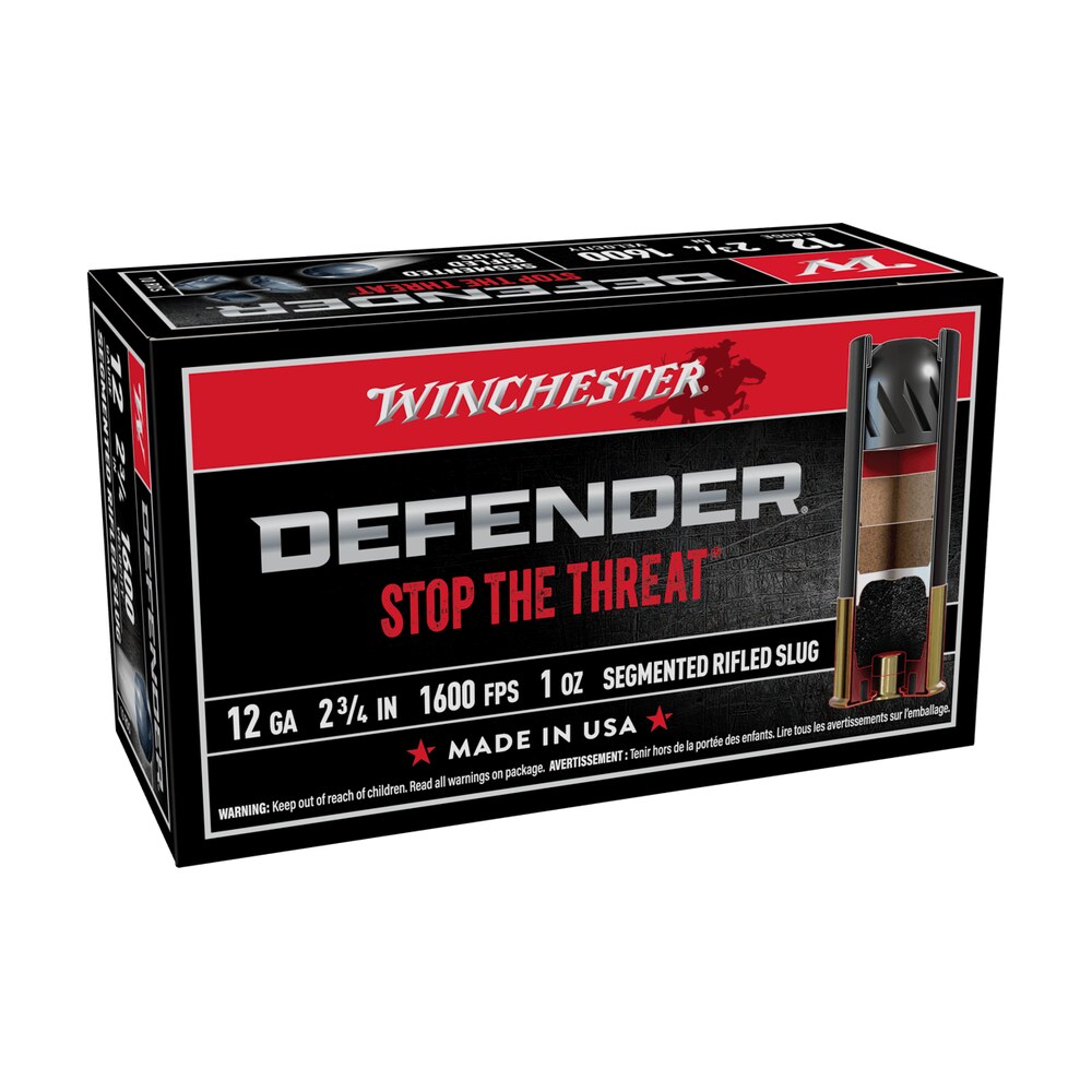 winchester ammo s12pdx1s pdx1 defender 12gauge 2.75" 1oz rifled slug shot 10 per box/10 case Winchester Ammo S12PDX1S PDX1 Defender 12Gauge 2.75" 1oz Rifled Slug Shot 10 Per Box/10 Case Sports South item 81767