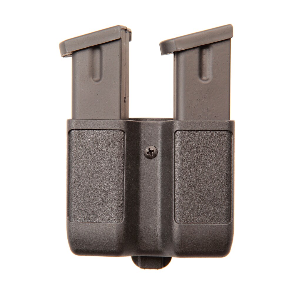 blackhawk 410610pbk double mag case black polymer belt clip compatible w/ double stack 9mm/10mm/40/45/357 Blackhawk 410610PBK Double Mag Case Black Polymer Belt Clip Compatible Sports South item 81951