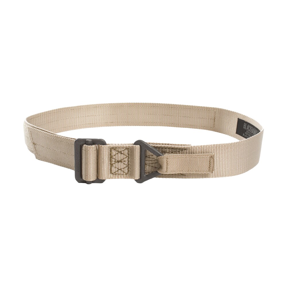 blackhawk 41cq01de cqb riggers belt tan nylon 41" 1.75" wide hook & loop closure Blackhawk 41CQ01DE CQB Riggers Belt Tan Nylon 41" 1.75" Wide Hook & Loop Closure Sports South item 81968