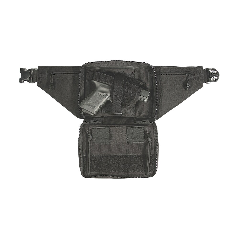 blackhawk 60wf05bk fanny pack owb black cordura belt loop fits most small to large autos & revolvers ambidextrous Blackhawk 60WF05BK Fanny Pack OWB Black Cordura Belt Loop Sports South item 82044