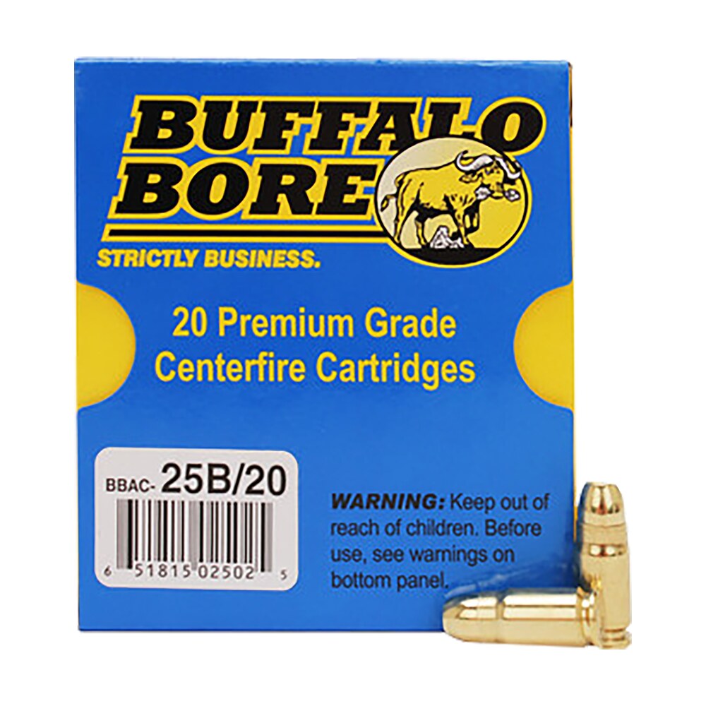 buffalo bore ammunition 25b20 heavy strictly business 357sig 125gr full metal jacket flat nose 20 per box/12 case Buffalo Bore Ammunition 25B20 Heavy Strictly Business 357Sig 125gr Full Metal Jacket Flat Nose Sports South item 82095