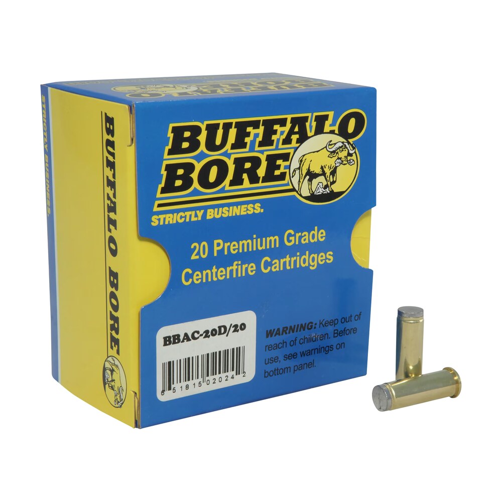 buffalo bore ammunition 20d20 standard pressure strictly business 38special 150gr hard cast wadcutter 20 per box/12 case Buffalo Bore Ammunition 20D20 Standard Pressure Strictly Business 38Special 150gr Hard Cast Sports South item 82106