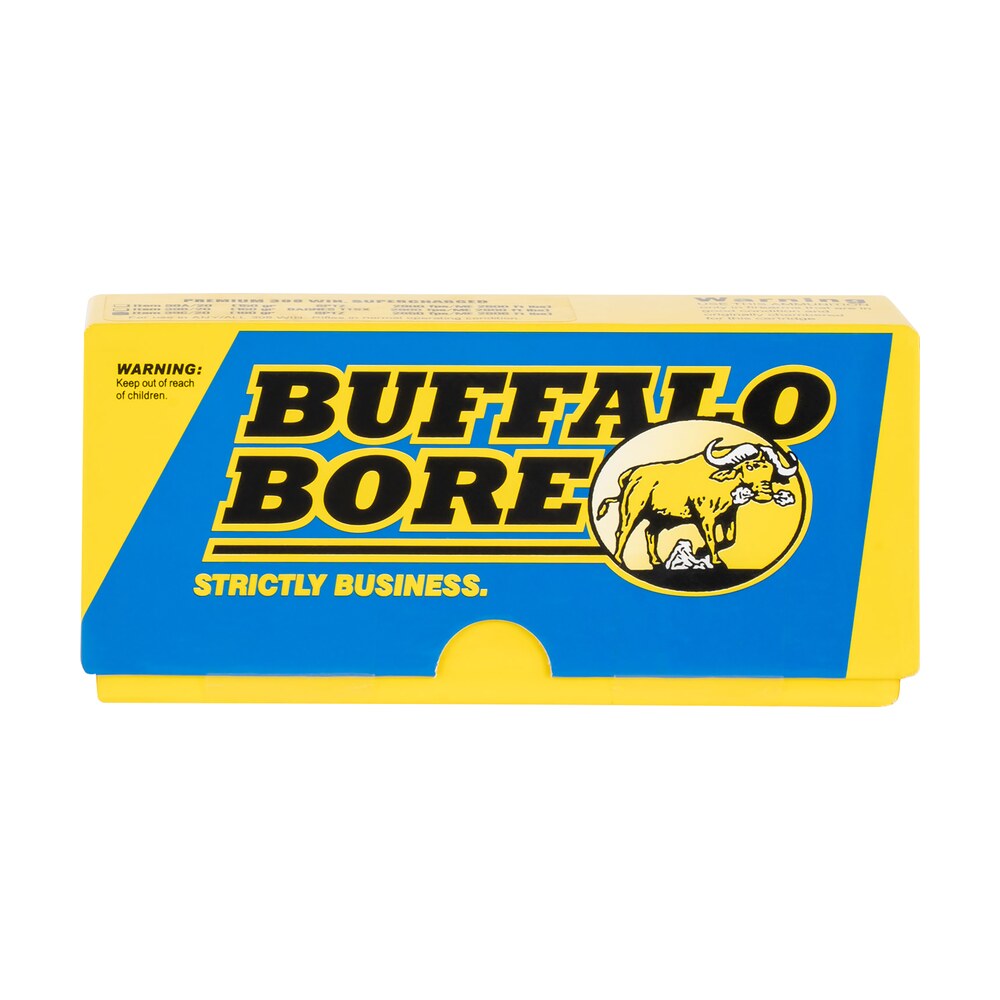 buffalo bore ammunition 39c20 premium strictly business 308win 180gr spitzer supercharged 20 per box/12 case Buffalo Bore Ammunition 39C20 Premium Strictly Business 308Win 180gr Spitzer Supercharged 20 Sports South item 82306