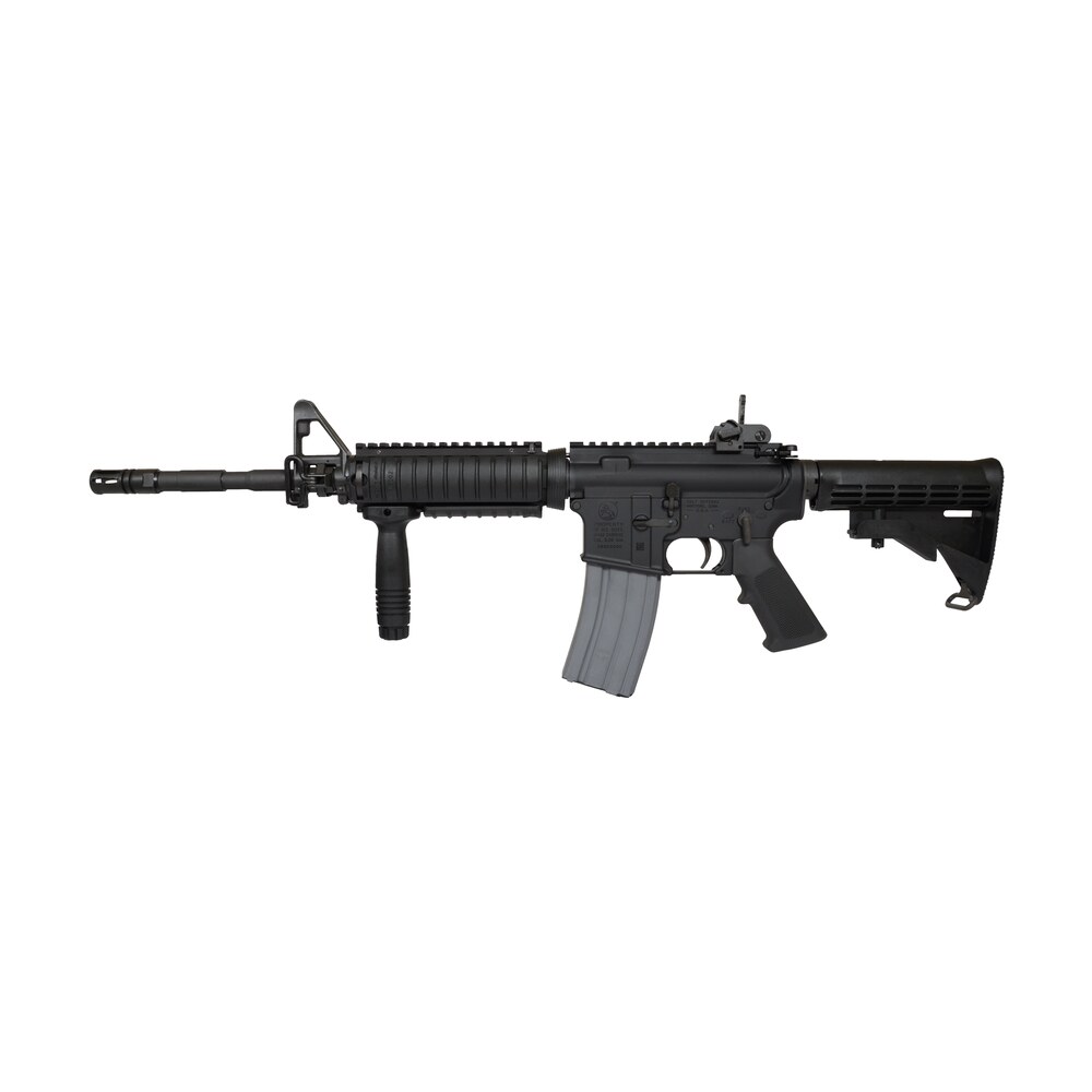 colt mfg le6920socom m4a1 carbine socom 5.56x45mm nato 14.50" 30+1, black rec/barre, black 4 position collapsible stock, black polymer grip, right hand Colt Mfg LE6920SOCOM M4A1 Carbine SOCOM 5.56x45mm NATO 14.50" 30+1, Black Rec/Barre, Black 4 Sports South item 82398