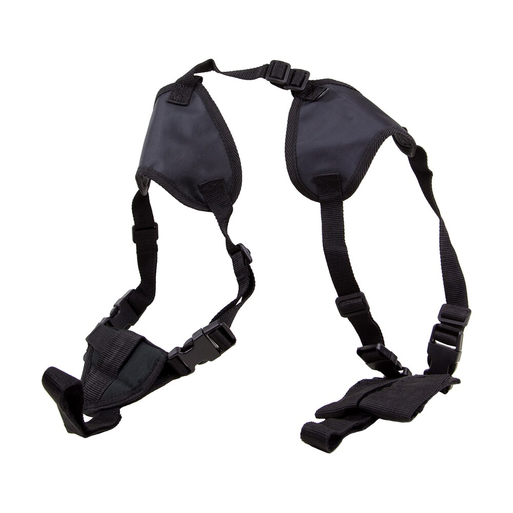 bulldog wshd20 deluxe shoulder harness black nylon harness fits ruger lcp/glock 42/2 3" barrel ambidextrous Bulldog WSHD20 Deluxe Shoulder Harness Black Nylon Harness Sports South item 83591