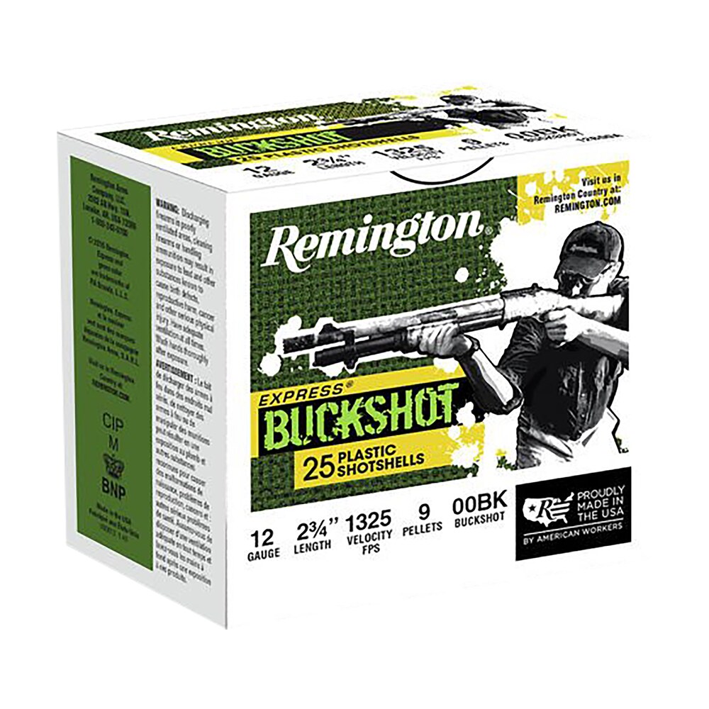 remington ammunition 20411 express buckshot 12gauge 2.75" 00buck shot 25 per box/10 case Remington Ammunition 20411 Express Buckshot 12Gauge 2.75" 00Buck Shot 25 Per Box/10 Case Sports South item 83603