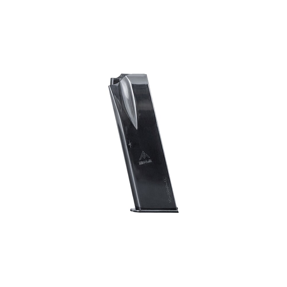 mec gar mgbrhp15n standard 15rd 9mm luger fits browning hi power/springfield sa 35, nickel carbon steel Mec-Gar MGBRHP15N Standard 15rd 9mm Luger Sports South item 84003