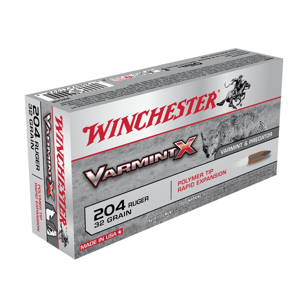 winchester ammo x204p varmint x 204ruger 32gr polymer tip rapid expansion 20 per box/10 case Winchester Ammo X204P Varmint X 204Ruger 32gr Polymer Tip Rapid Expansion 20 Per Box/10 Case Sports South item 84057