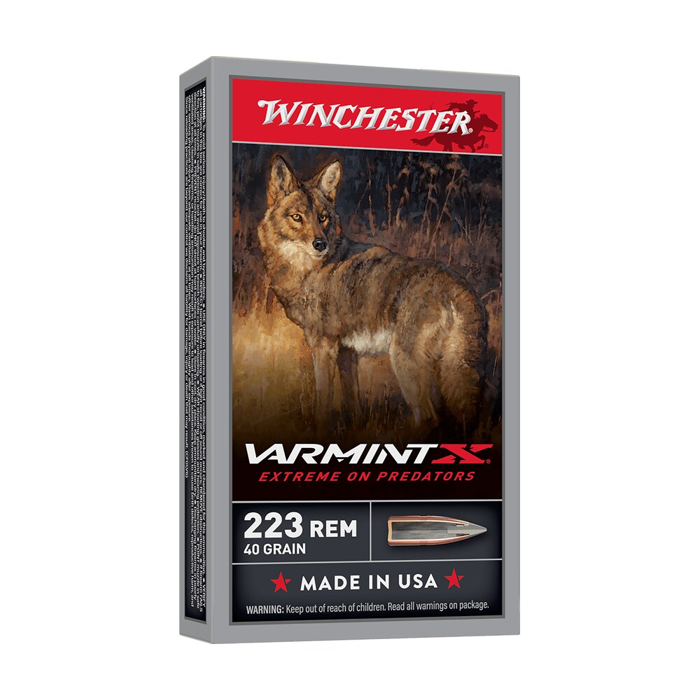 winchester ammo x223p1 varmint x 223rem 40gr polymer tip rapid expansion 20 per box/10 case Winchester Ammo X223P1 Varmint X 223Rem 40gr Polymer Tip Rapid Expansion 20 Per Box/10 Case Sports South item 84060