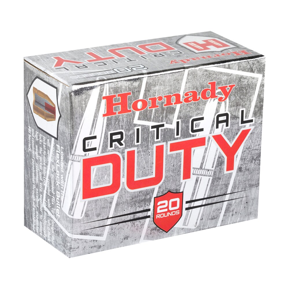 hornady 90926 critical duty 45acp+p 220gr hornady flexlock 20 per box/10 case Hornady 90926 Critical Duty 45ACP+P 220gr Hornady FlexLock 20 Per Box/10 Case Sports South item 84259