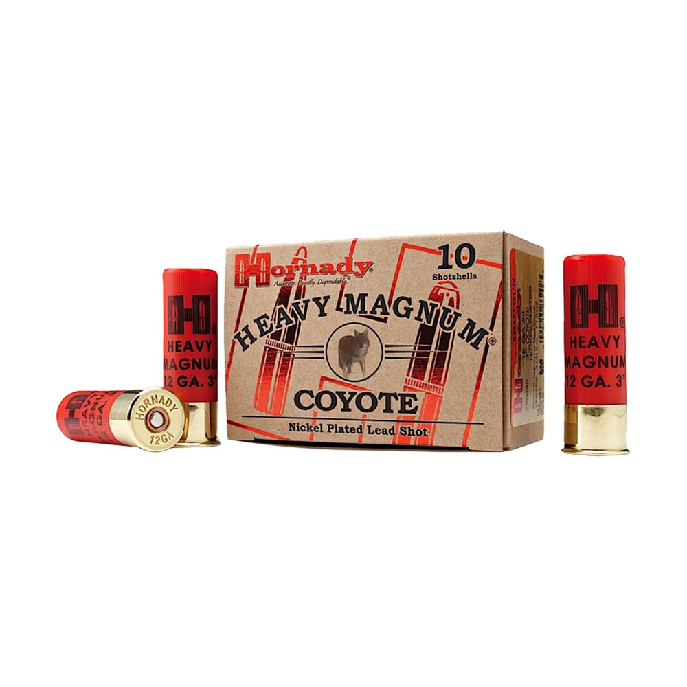 hornady 86224 heavy magnum coyote 12 gauge 3" 1 oz 00 buck shot 10 per box/ 10 case Hornady 86224 Heavy Magnum Coyote 12 Gauge 3" 1 oz 00 Buck Shot 10 Per Box/ 10 Case Sports South item 84273