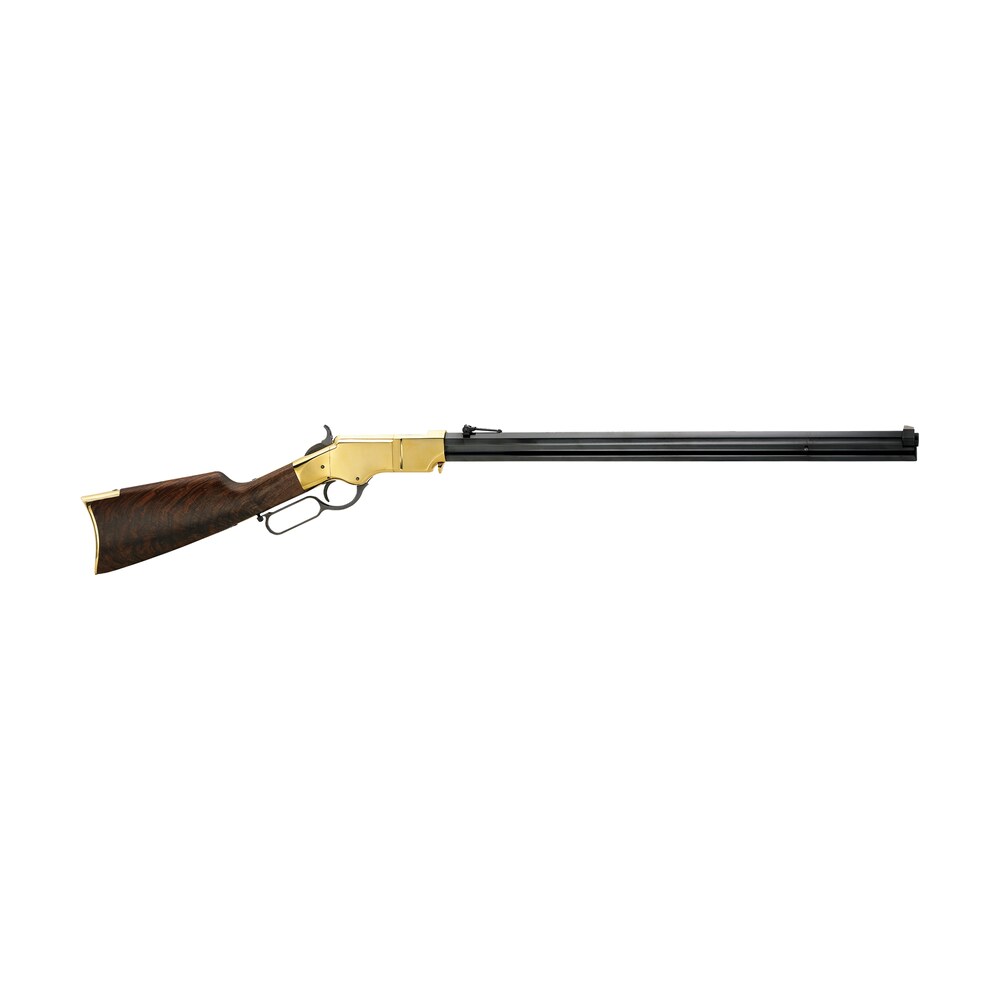 henry h011 original full size 44 40 win 13+1 24.50" blued octagon barrel, polished brass receiver, fancy american walnut wood stock, brass buttplate/pad right hand Henry H011 Original Full Size 44-40 Win 13+1 24.50" Blued Octagon Sports South item 84332