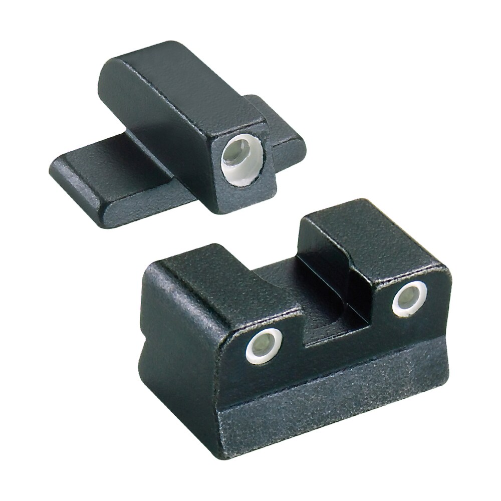 trijicon 600049 bright & tough night sights green/tritium white outline front sight green/tritium white outline rear sight beretta 92a1/96a1 Trijicon 600049 Bright & Tough Night Sights Green/Tritium White Outline Front Sports South item 84561